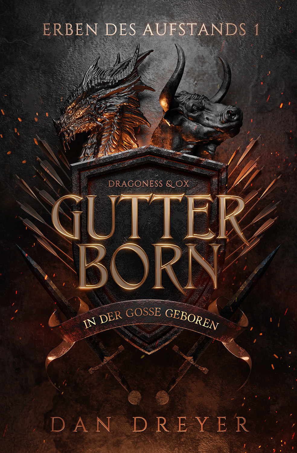 Buch Cover Gutterborn – In der Gosse geboren Erben des Aufstands 1
